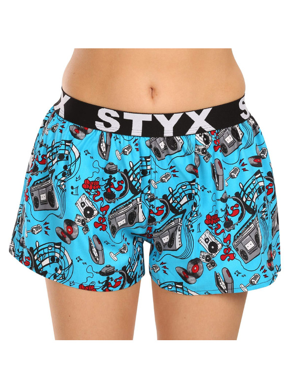 Styx Hármas szett - női alsónadrág Styx art sportgumi többszínű