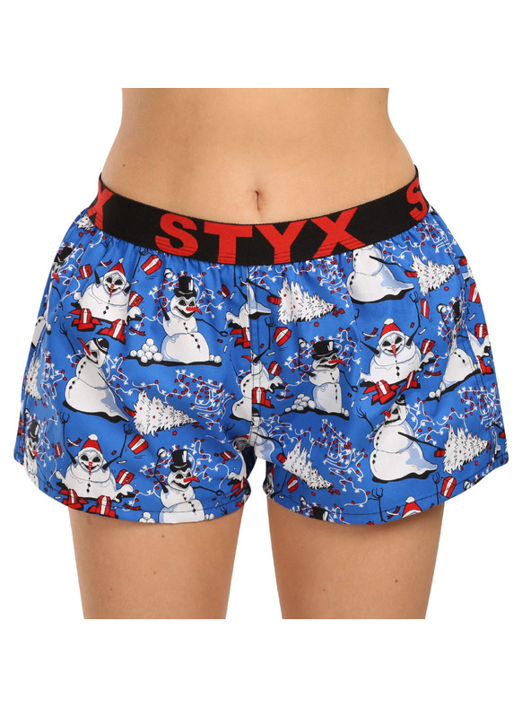 Styx Hármas szett - női alsónadrág Styx art sportgumi többszínű