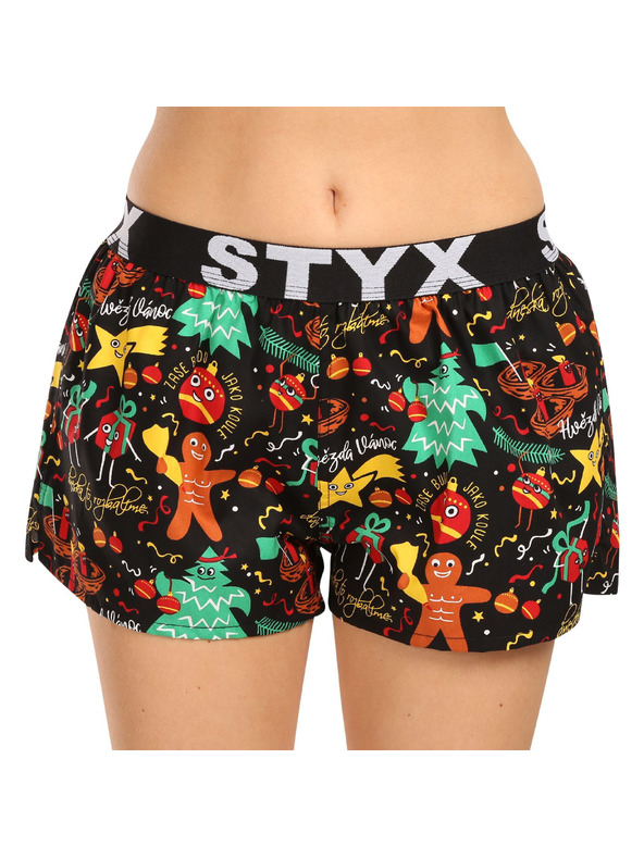 Styx Hármas szett - női alsónadrág Styx art sportgumi többszínű