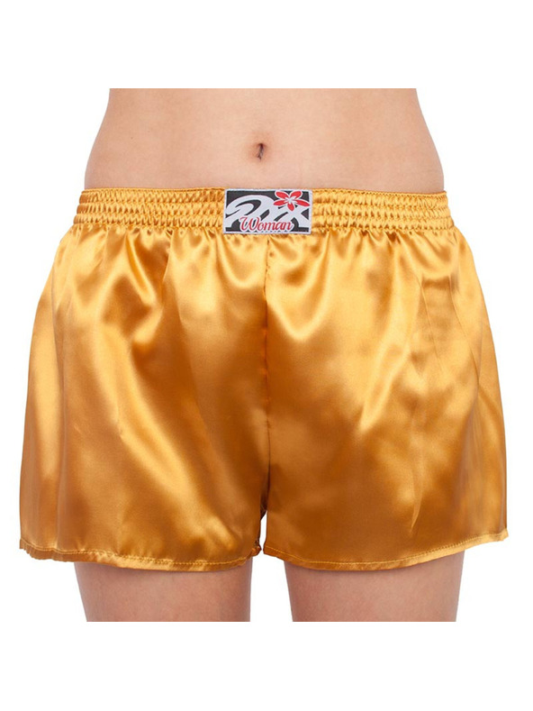Styx Hármas készlet - Női boxeralsó Styx klasszikus gumírózás szatén multicolor