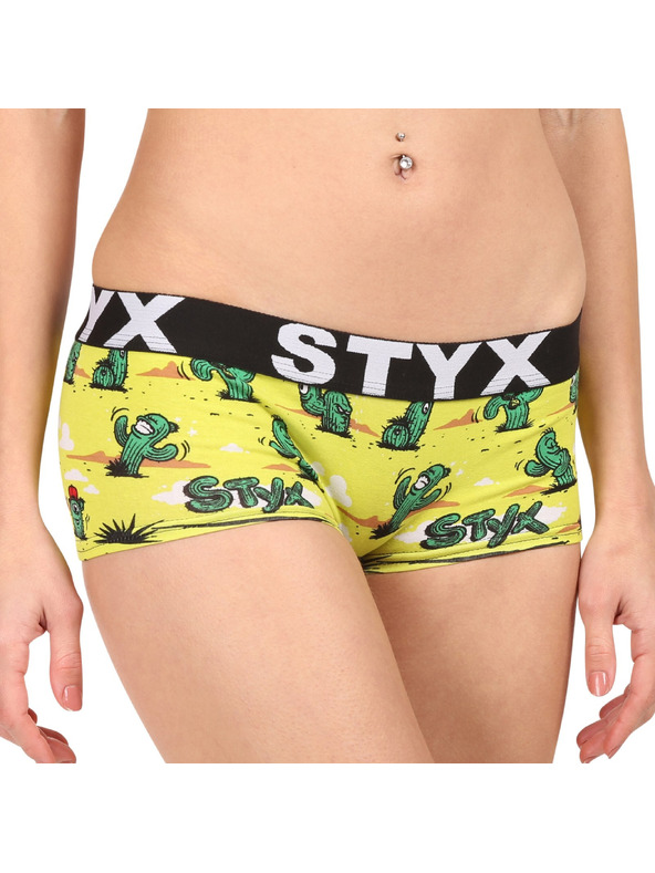 Styx Női bugyi Styx art lábnyílással kaktuszok