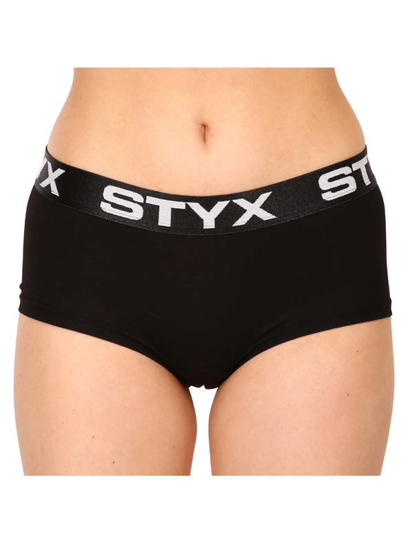 Styx Hármas készlet - Női bugyi Styx lábnyílással fekete