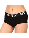 Styx Hármas készlet - Női bugyi Styx lábnyílással fekete