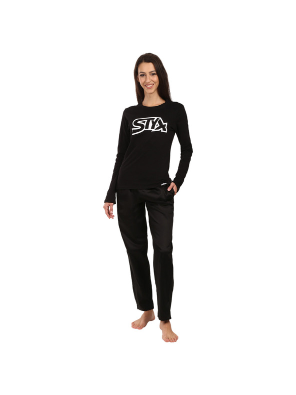 Styx Női pizsamakomplekt Styx fekete