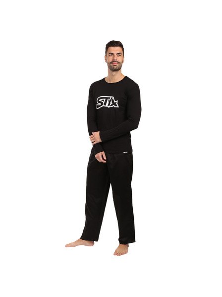 Styx Férfi pizsamaszett Styx fekete