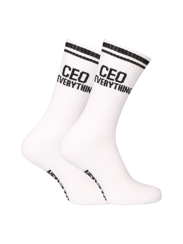 Nedeto Nedeto sport magas zokni CEO Of Everything fehér