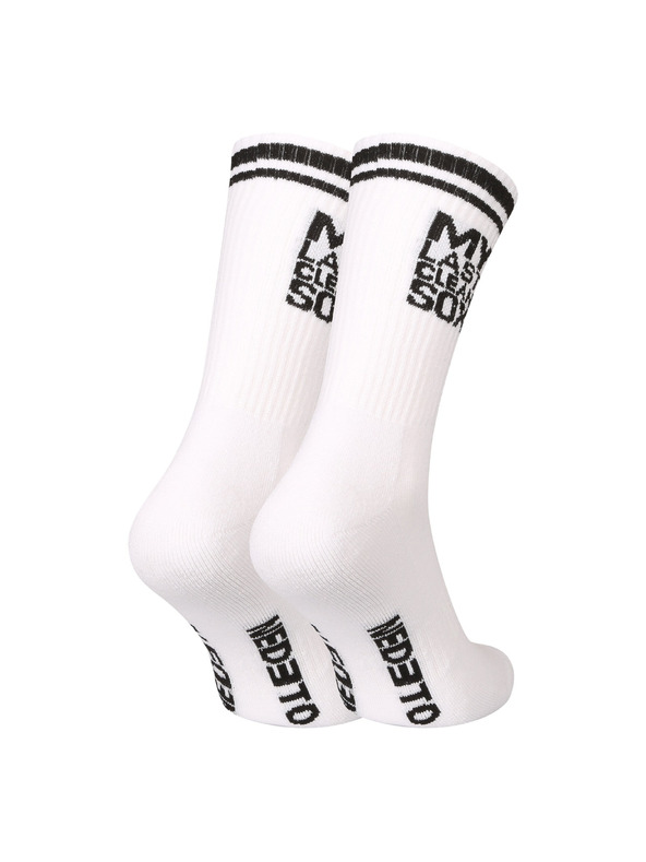 Nedeto Nedeto sport magas zokni My Last Clean Sox fehér