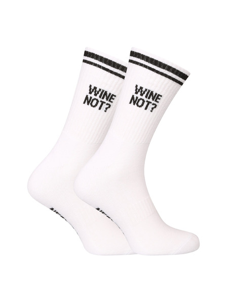 Nedeto Nedeto sport magas zokni Wine not? fehér