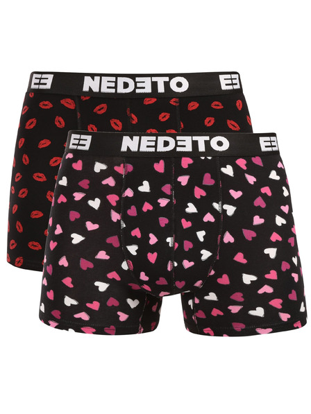 Nedeto Szett kettőből - Nedeto Kiss and Hearts férfi boxeralsó többszínű