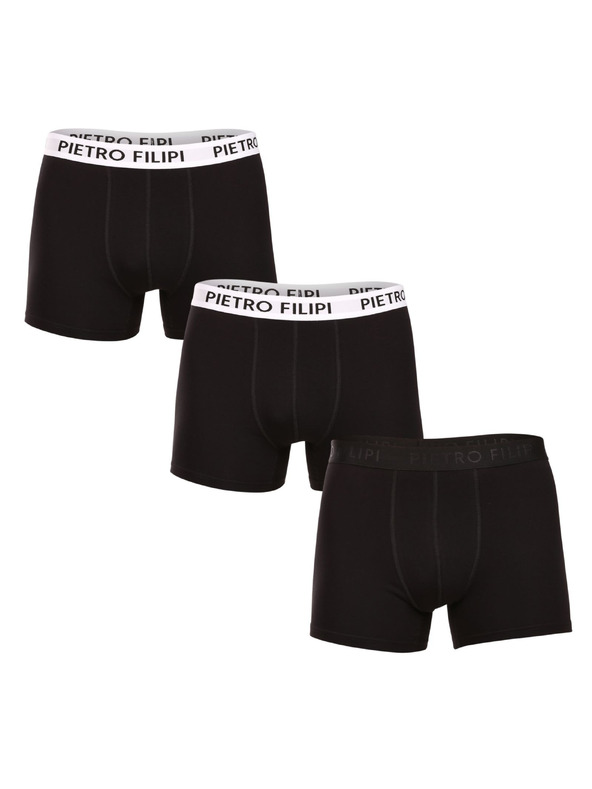 Pietro Filipi Háromrészes szett - Pietro Filipi férfi boxeralsó fekete
