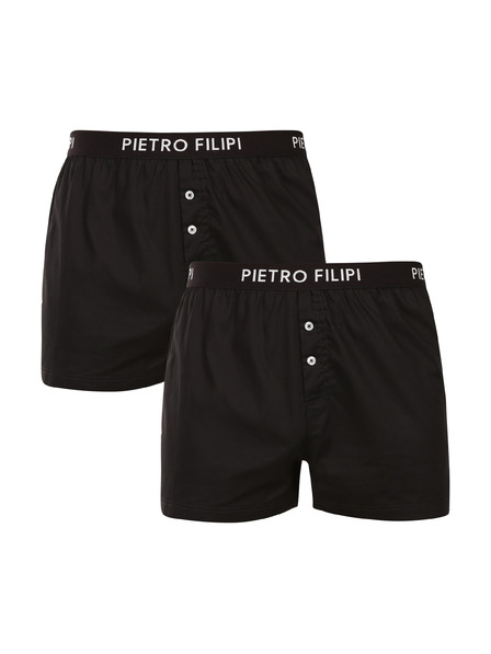 Pietro Filipi Kétdarabos szett - Pietro Filipi férfi rövidnadrág fekete