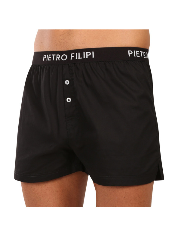 Pietro Filipi Kétdarabos szett - Pietro Filipi férfi rövidnadrág fekete