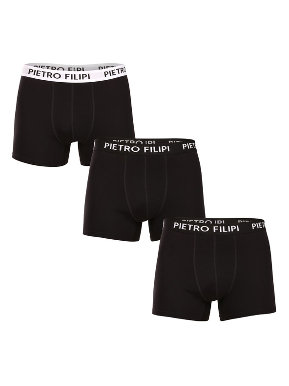 Pietro Filipi Háromrészes szett - Pietro Filipi férfi boxeralsó fekete