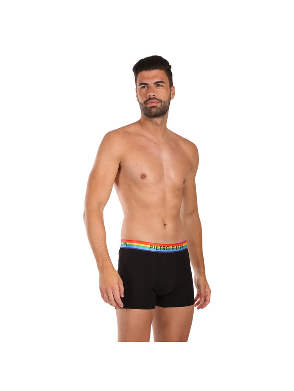 Pietro Filipi Háromrészes szett - Pietro Filipi férfi boxeralsó fekete rainbow
