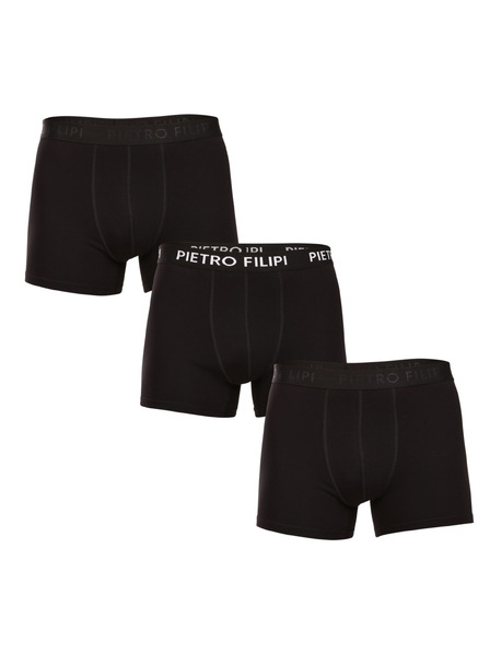Pietro Filipi Háromrészes szett - Pietro Filipi férfi boxeralsó fekete