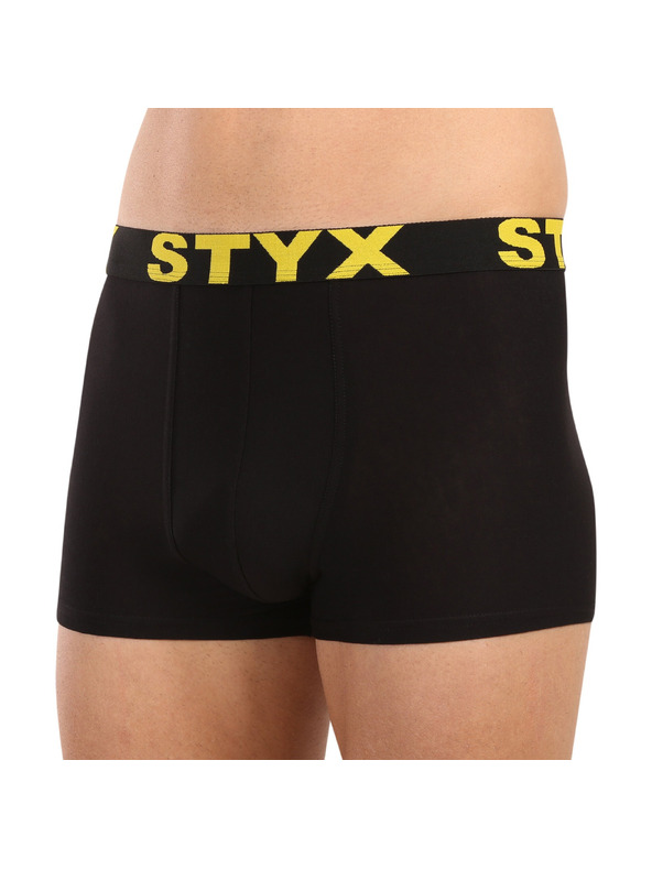 Styx Styx férfi boxeralsó sportgumi fekete