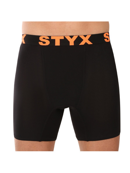 Styx Férfi boxeralsó Styx long sport gumival, fekete
