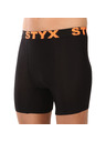 Styx Férfi boxeralsó Styx long sport gumival, fekete