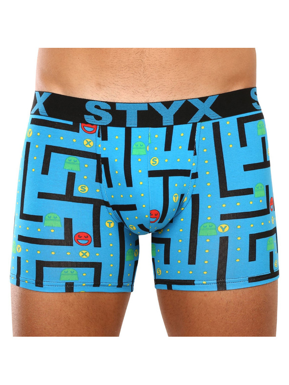 Styx Hatdarabos szett - Styx férfi boxeralsó hosszú art sportgumi többszínű
