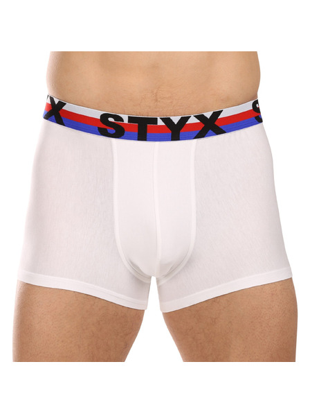 Styx Styx férfi boxeralsó sportgumi fehér trikolór