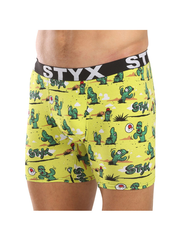 Styx Háromrészes szett - Styx férfi boxeralsó hosszú art sportgumi többszínű