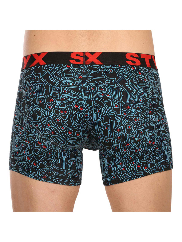 Styx Három darabos szett - Styx férfi boxeralsó long art sportgumi többszínű (3U12672/2)