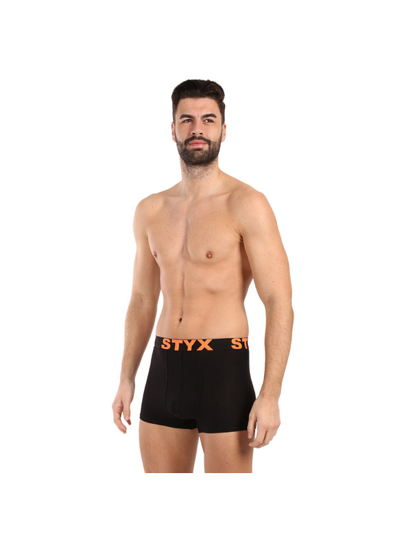 Styx Styx férfi boxeralsó sportgumi fekete