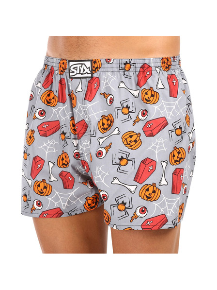 Styx Styx férfi rövidnadrág art klasszikus gumi oversize Halloween koporsók