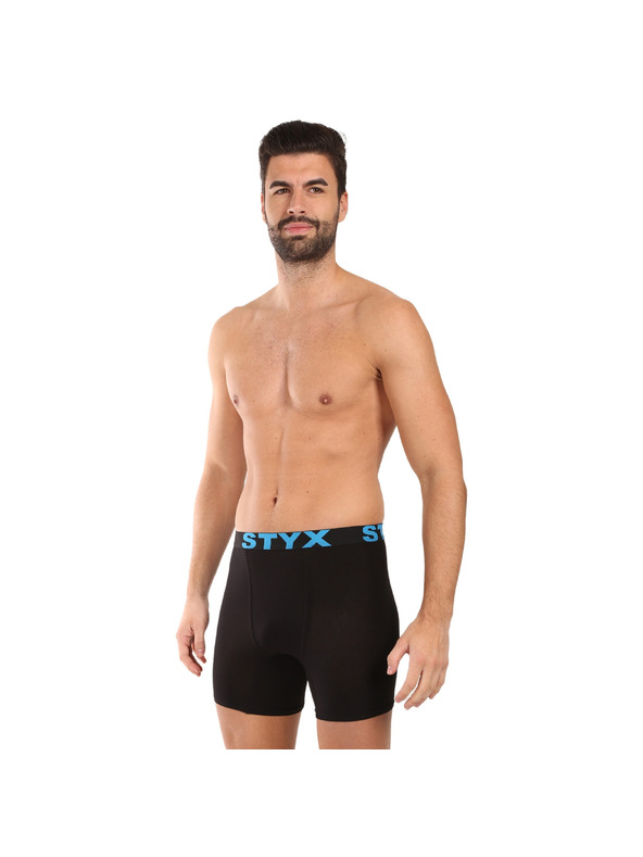 Styx Tíz darabos szett - Styx férfi boxeralsó long sportgumi fekete