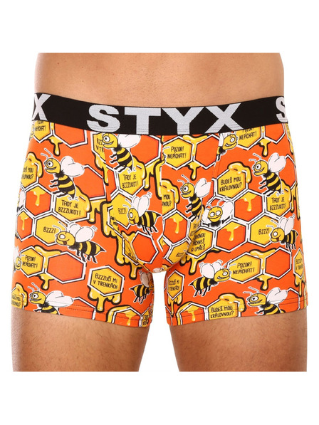 Styx Háromrészes szett - Styx férfi boxeralsó hosszú art sportgumi többszínű