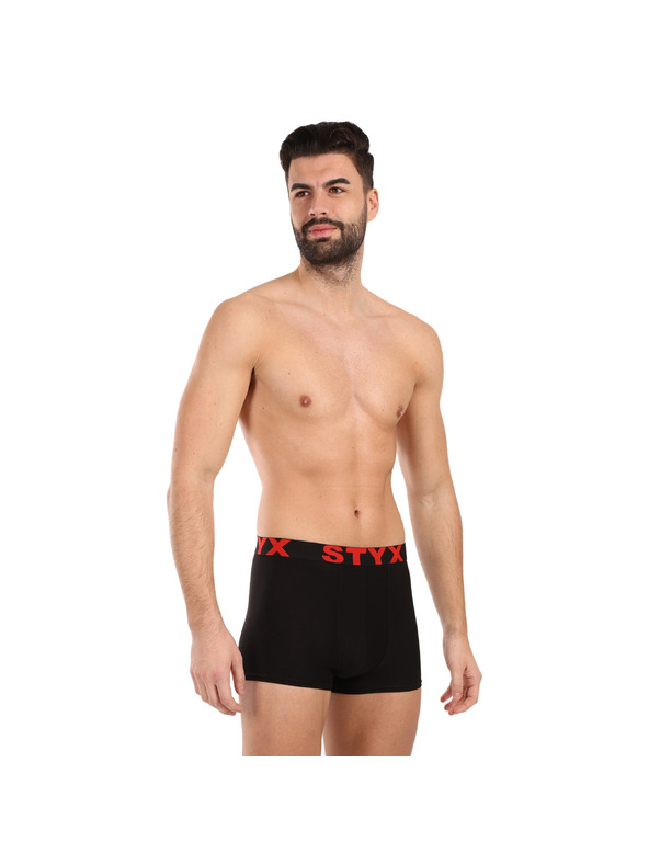 Styx Styx férfi boxeralsó sportgumi fekete