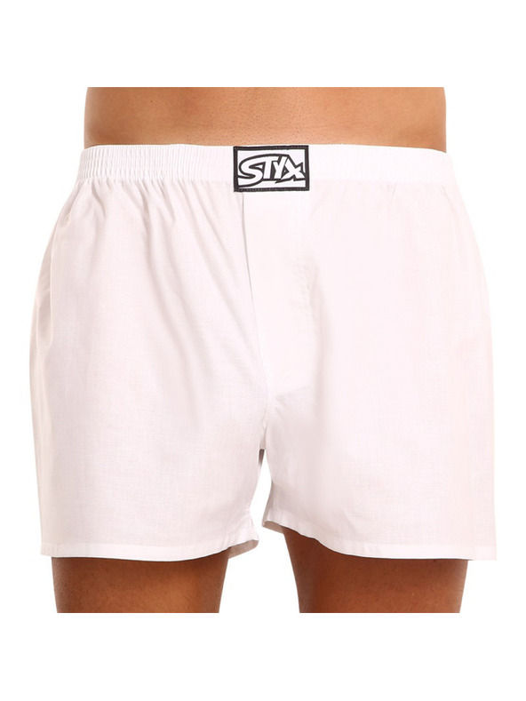 Styx Férfi boxeralsó Styx klasszikus gumi fehér + textilmarker