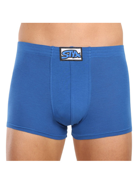 Styx Három darabos szett - férfi boxeralsó Styx klasszikus gumi kék