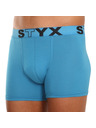 Styx Három darabos szett - férfi boxeralsó Styx long sportgumi kék