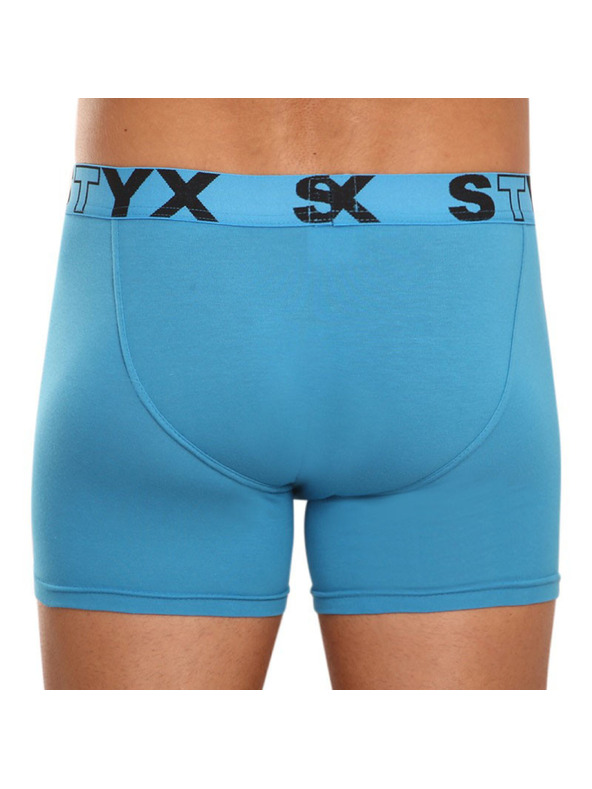 Styx Három darabos szett - férfi boxeralsó Styx long sportgumi kék