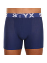 Styx Három darabos szett - férfi boxeralsó Styx long sportgumi kék