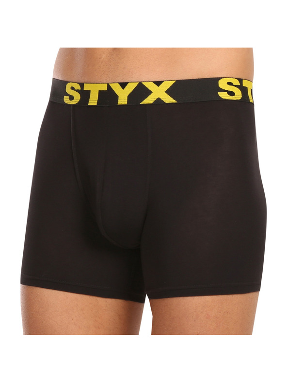 Styx Tíz darabos szett - Styx férfi boxeralsó long sportgumi fekete