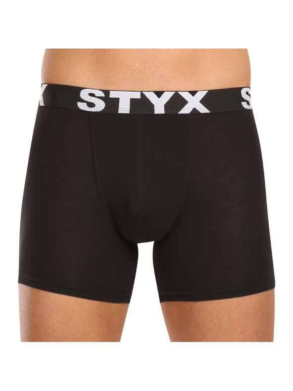 Styx Tíz darabos szett - Styx férfi boxeralsó long sportgumi fekete