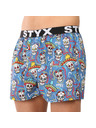 Styx Férfi boxeralsó Styx art sportgumi koponyák
