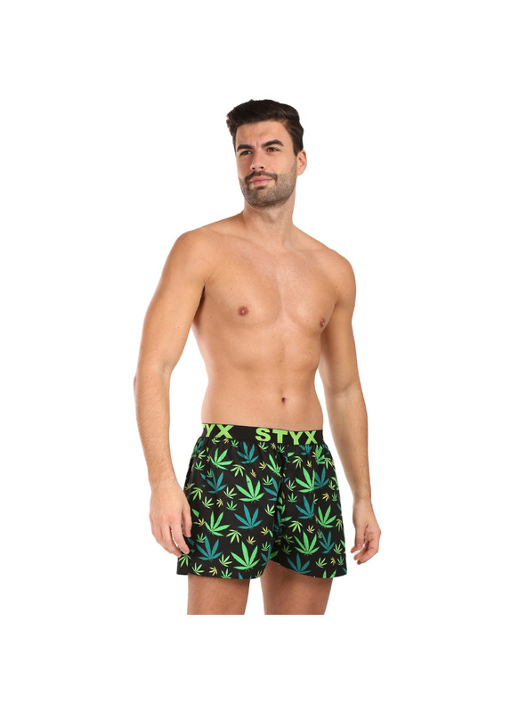 Styx Három darabos szett - férfi boxeralsó Styx art sportgumi többszínű
