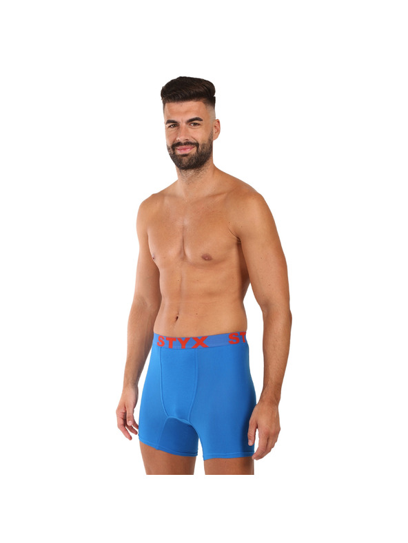 Styx Férfi boxeralsó Styx long sport gumi kék