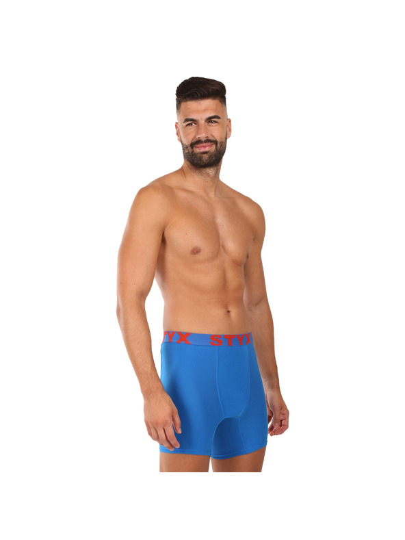 Styx Férfi boxeralsó Styx long sport gumi kék