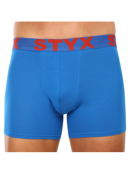 Styx Három darabos szett - férfi boxeralsó Styx long sportgumi kék