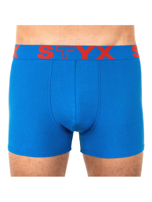 Styx Hármas szett - férfi boxeralsó Styx sport gumi kék