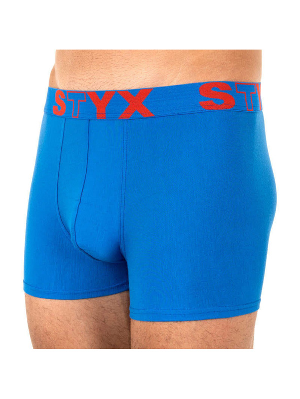 Styx Hármas szett - férfi boxeralsó Styx sport gumi kék