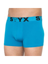 Styx Hármas szett - férfi boxeralsó Styx sport gumi kék