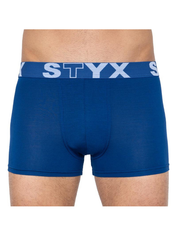 Styx Hármas szett - férfi boxeralsó Styx sport gumi kék