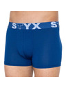 Styx Hármas szett - férfi boxeralsó Styx sport gumi kék