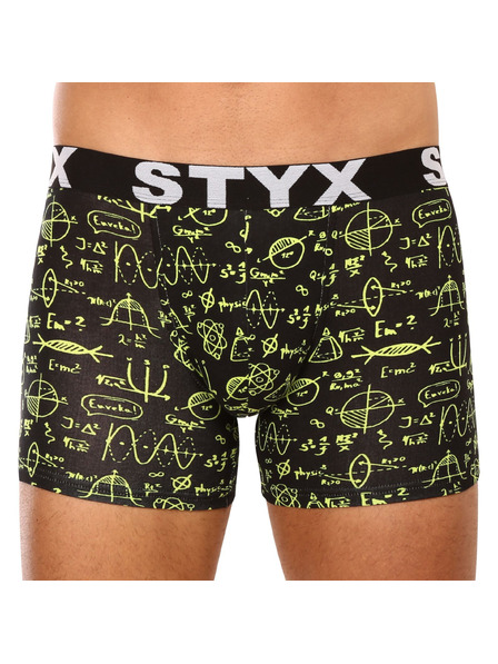 Styx Háromrészes szett - Styx férfi boxeralsó hosszú art sportgumi többszínű