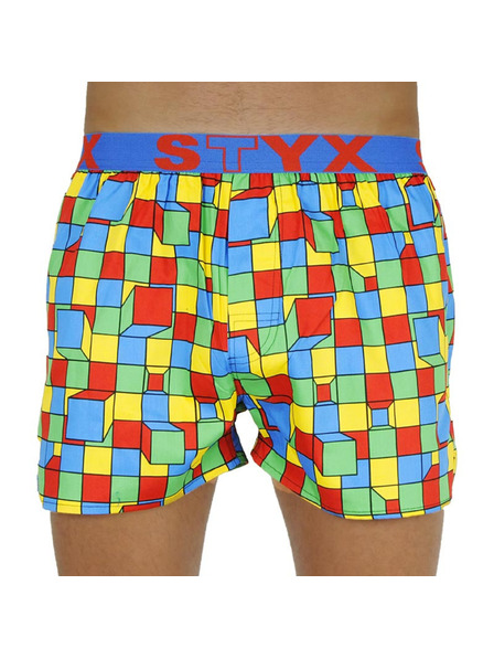 Styx Férfi rövidnadrág Styx art sport gumi kocka
